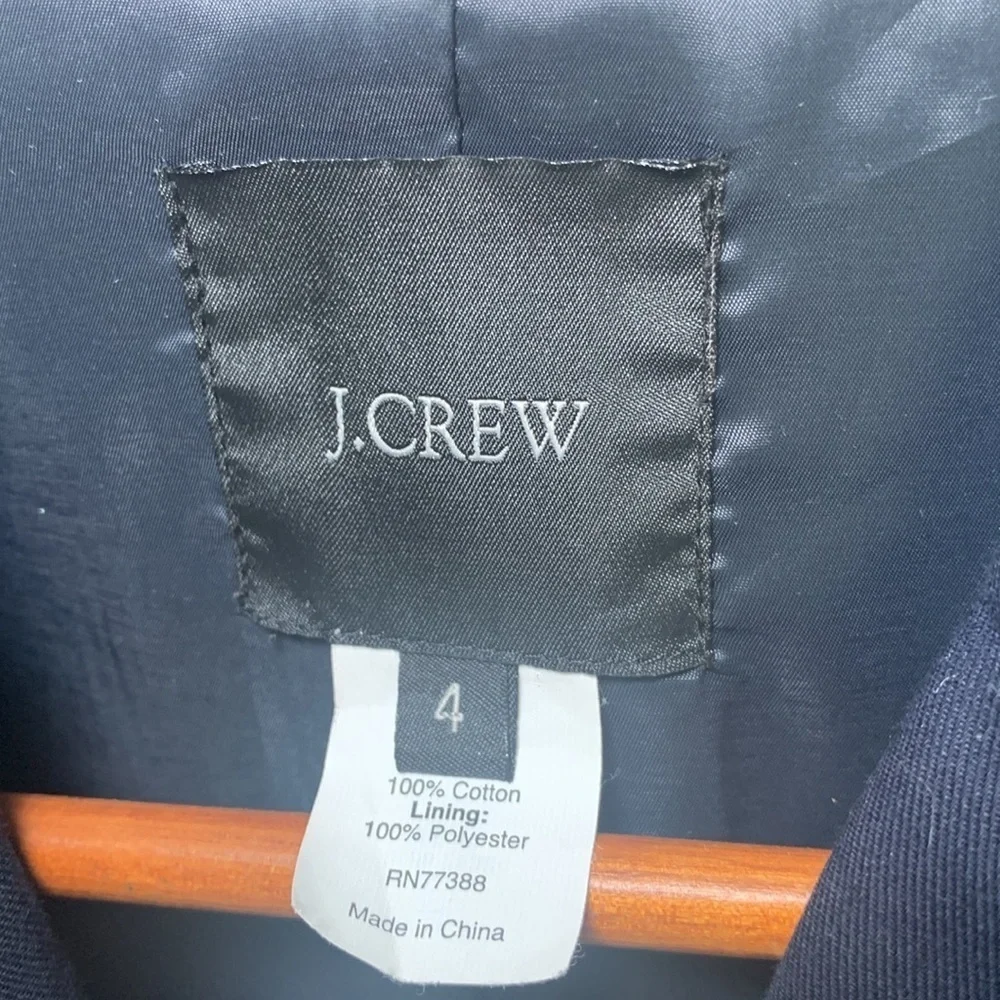 J Crew classic navy blazer size 4
